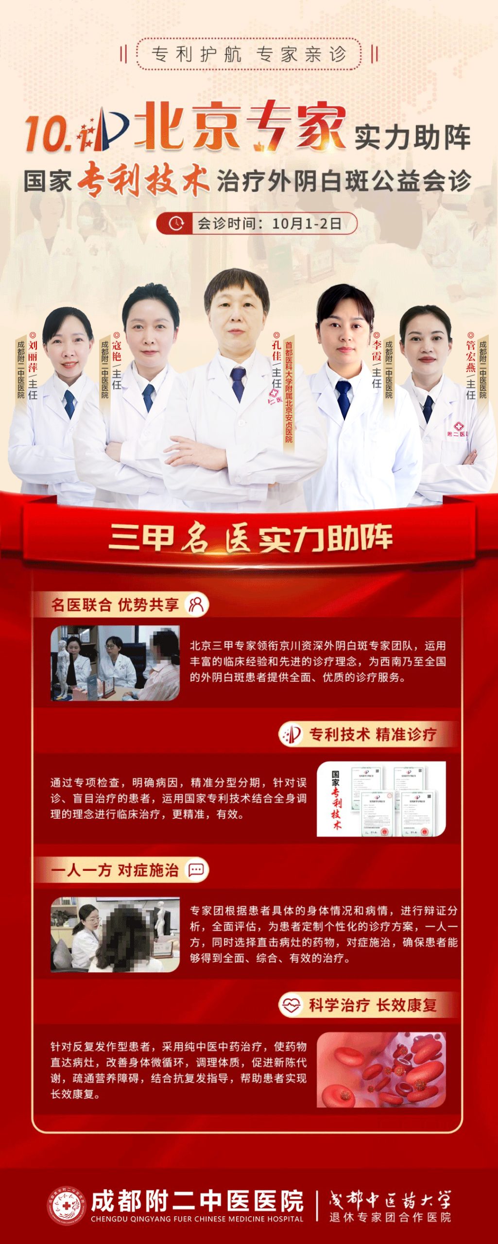 【圆满结束】北京专家实力助阵国家专利技术治疗外阴白斑公益会诊行动